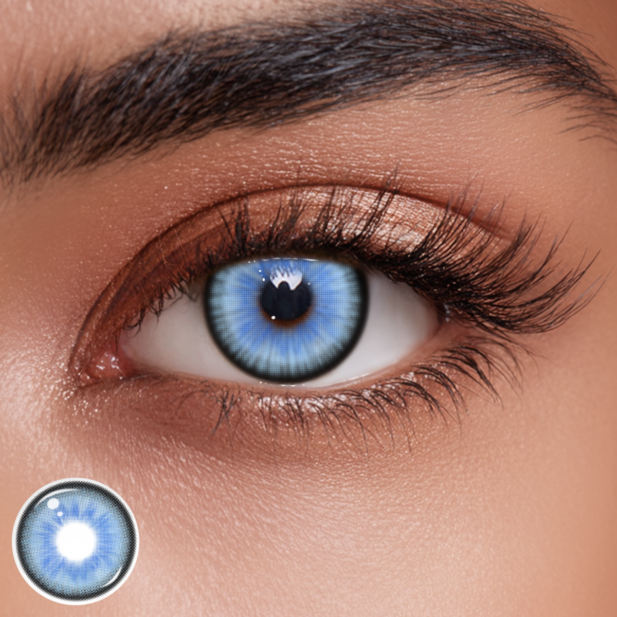 Zalen Blue Colored Contact Lenses