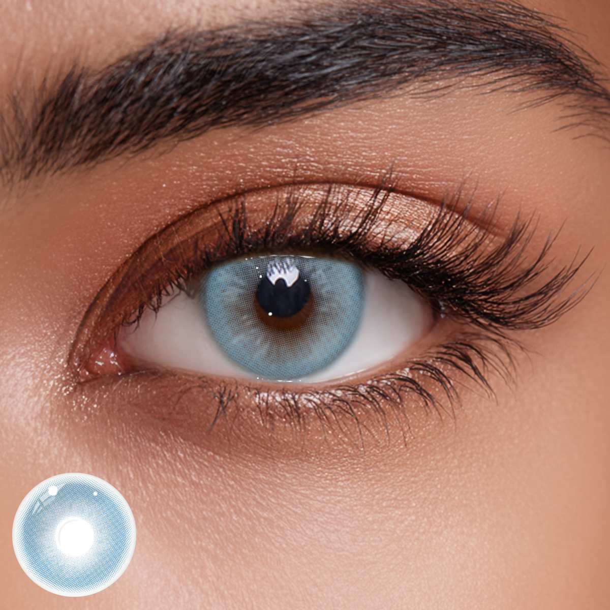 Horizon Blue Prescription Colored Contact Lenses