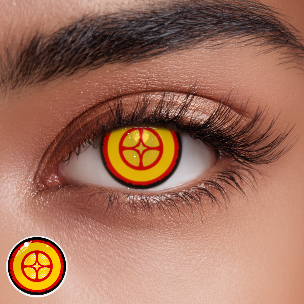 Cosplay Twiligh Eclipse Yellow Colored Contact Lenses