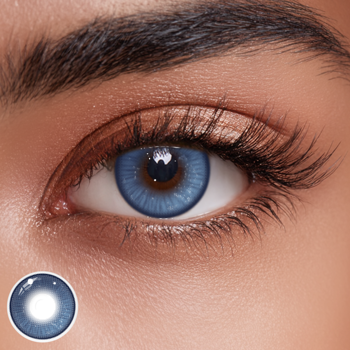 Noctis Blue Colored Contact Lenses