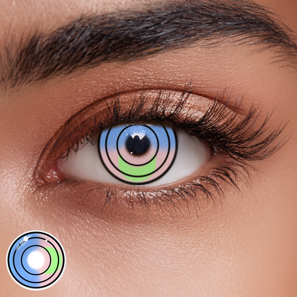 Cosplay Indigo Nova Blue Colored Contact Lenses