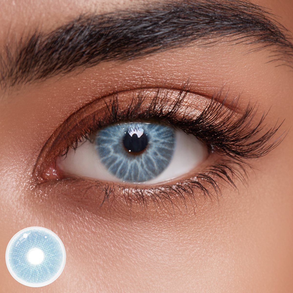 Bellini Blue Prescription Colored Contact Lenses