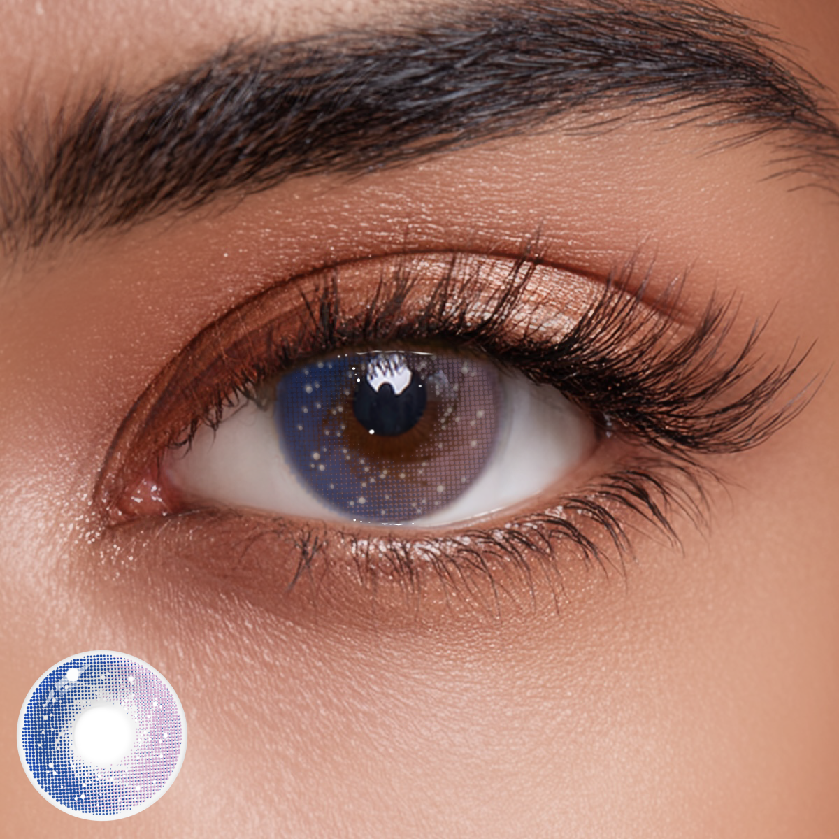 Galaxy Pink Prescription Colored Contact Lenses