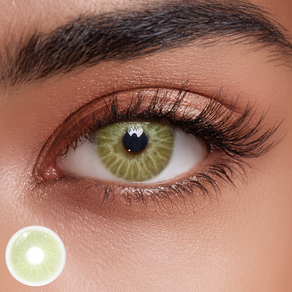 Bellini Green Prescription Colored Contact Lenses