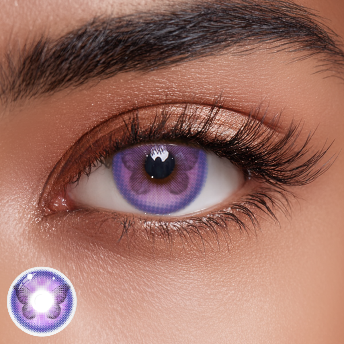 Vivace Purple Colored Contact Lenses