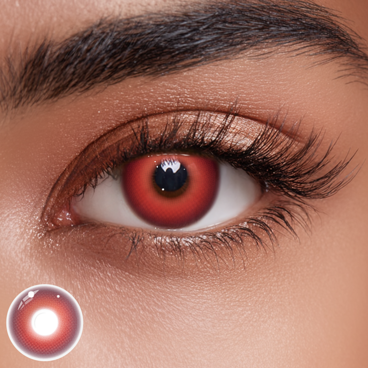 Etheris Red Colored Contact Lenses