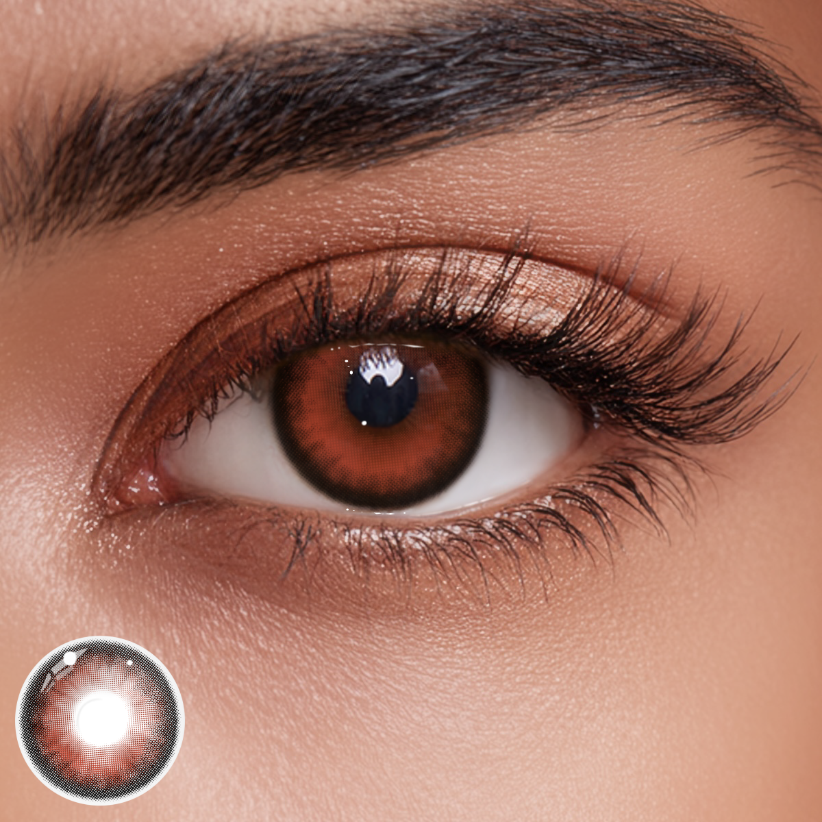 Cosplay Scarlet Bloom Red Colored Contact Lenses