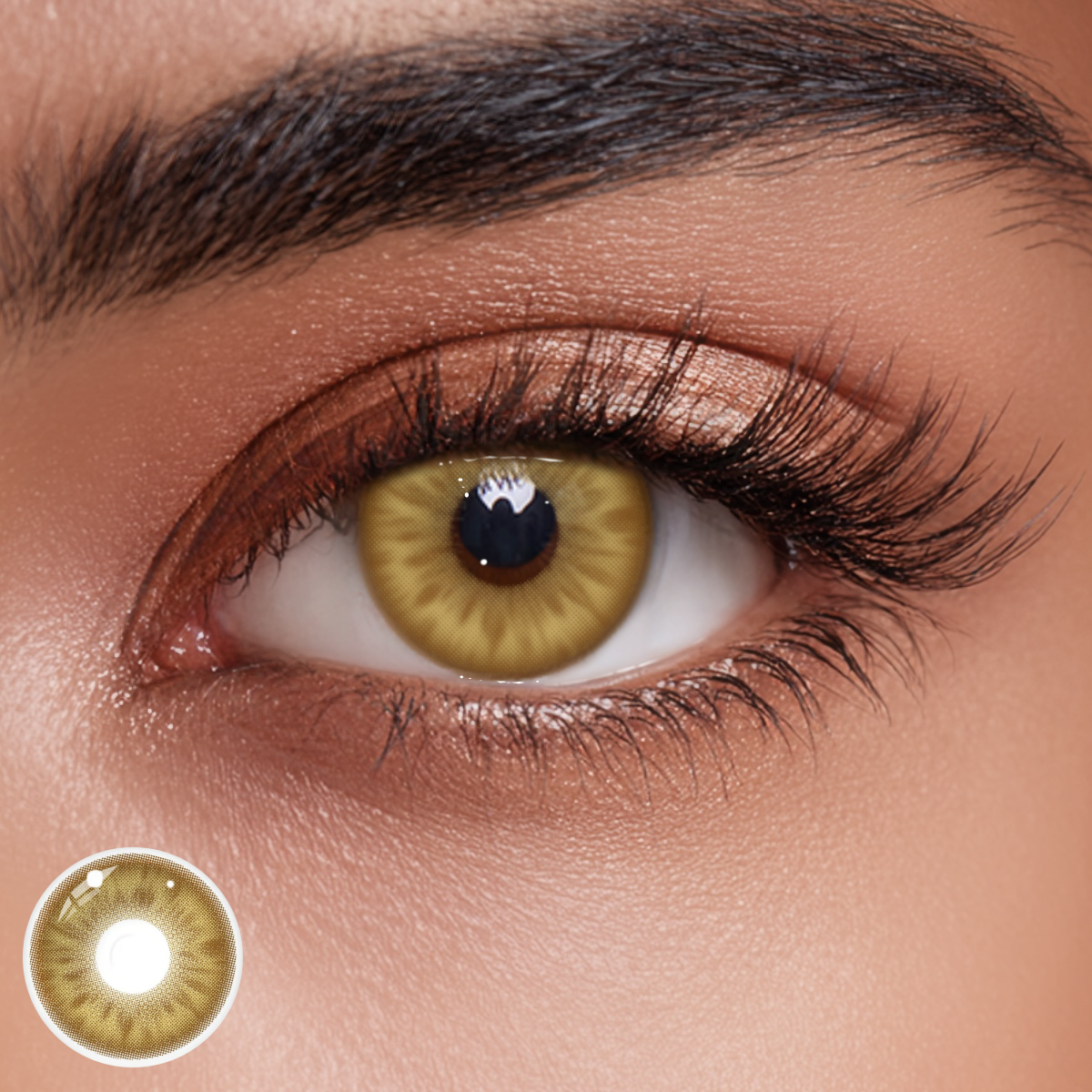 Dreamshade Brown Prescription Colored Contact Lenses