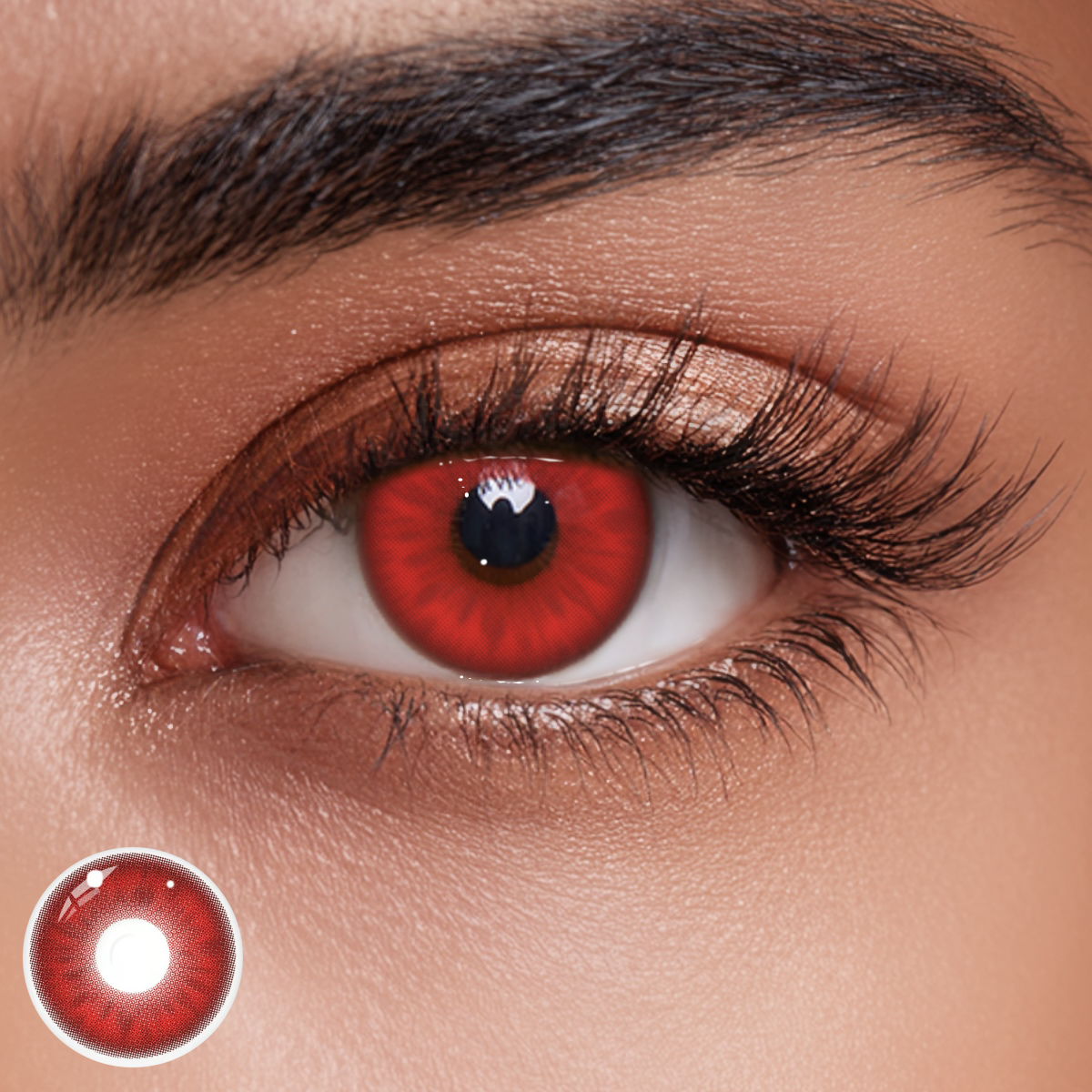 Dreamshade Red Prescription Colored Contact Lenses