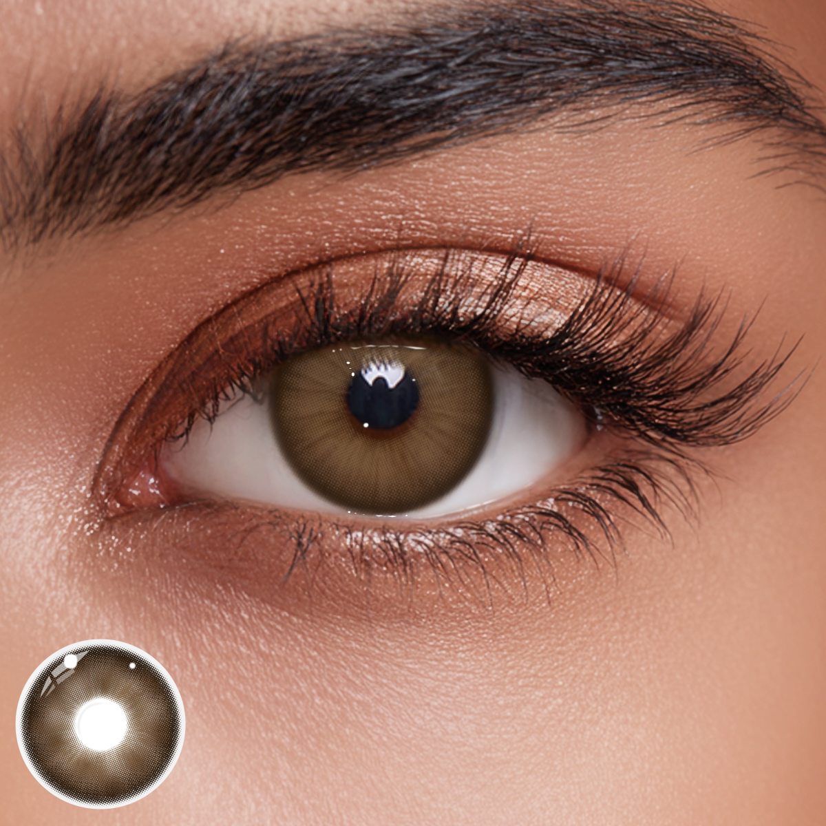Audrey Chocolate Colored Contact Lenses