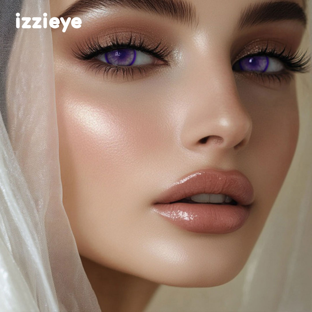 Cosplay Fairy Purple Colored Contact Lenses