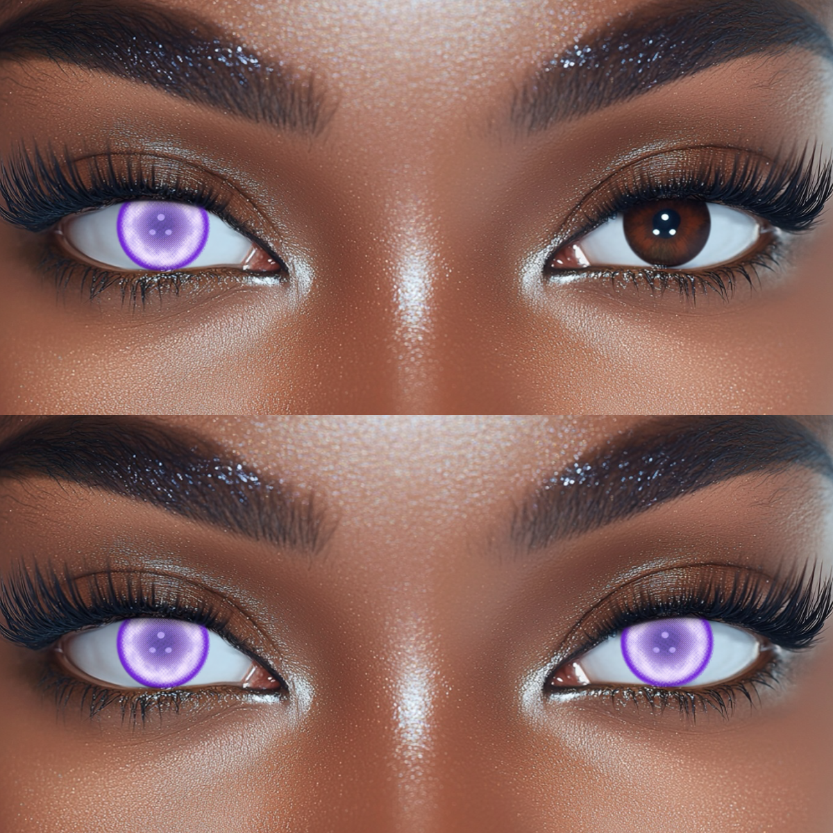 Cosplay Fairy Purple Colored Contact Lenses