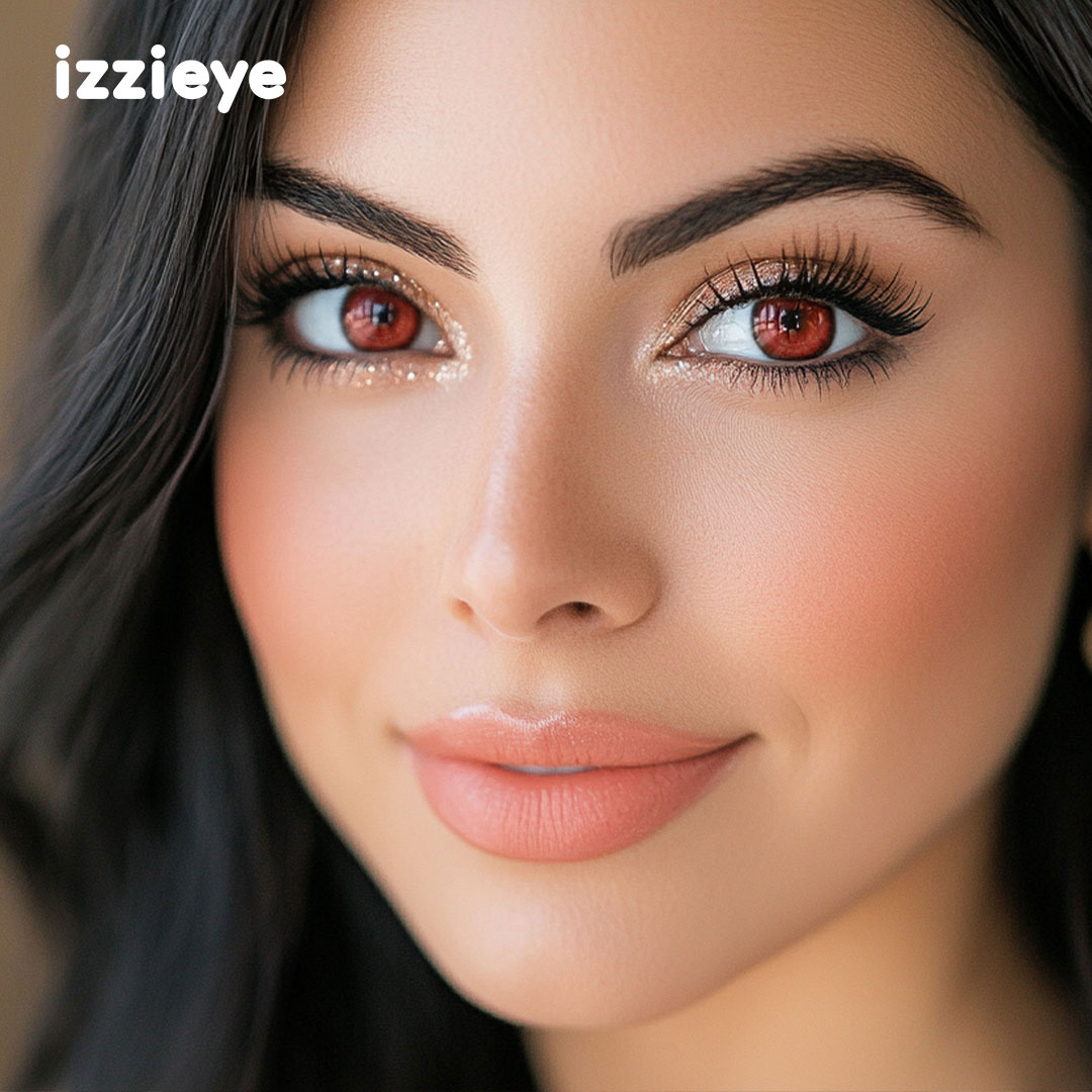 Cosplay KOI Red Colored Contact Lenses