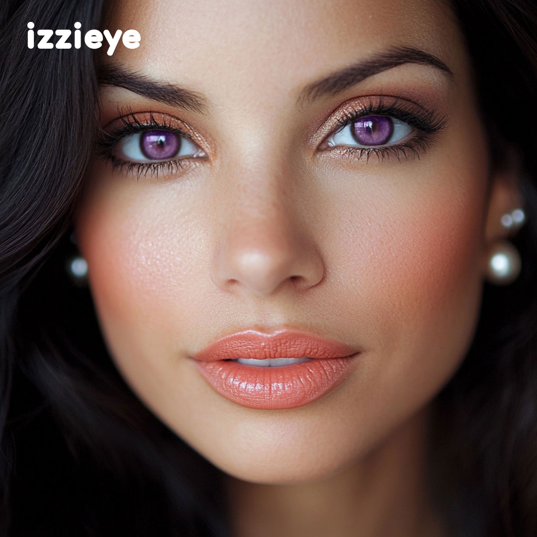 Cosplay KOI Purple Colored Contact Lenses