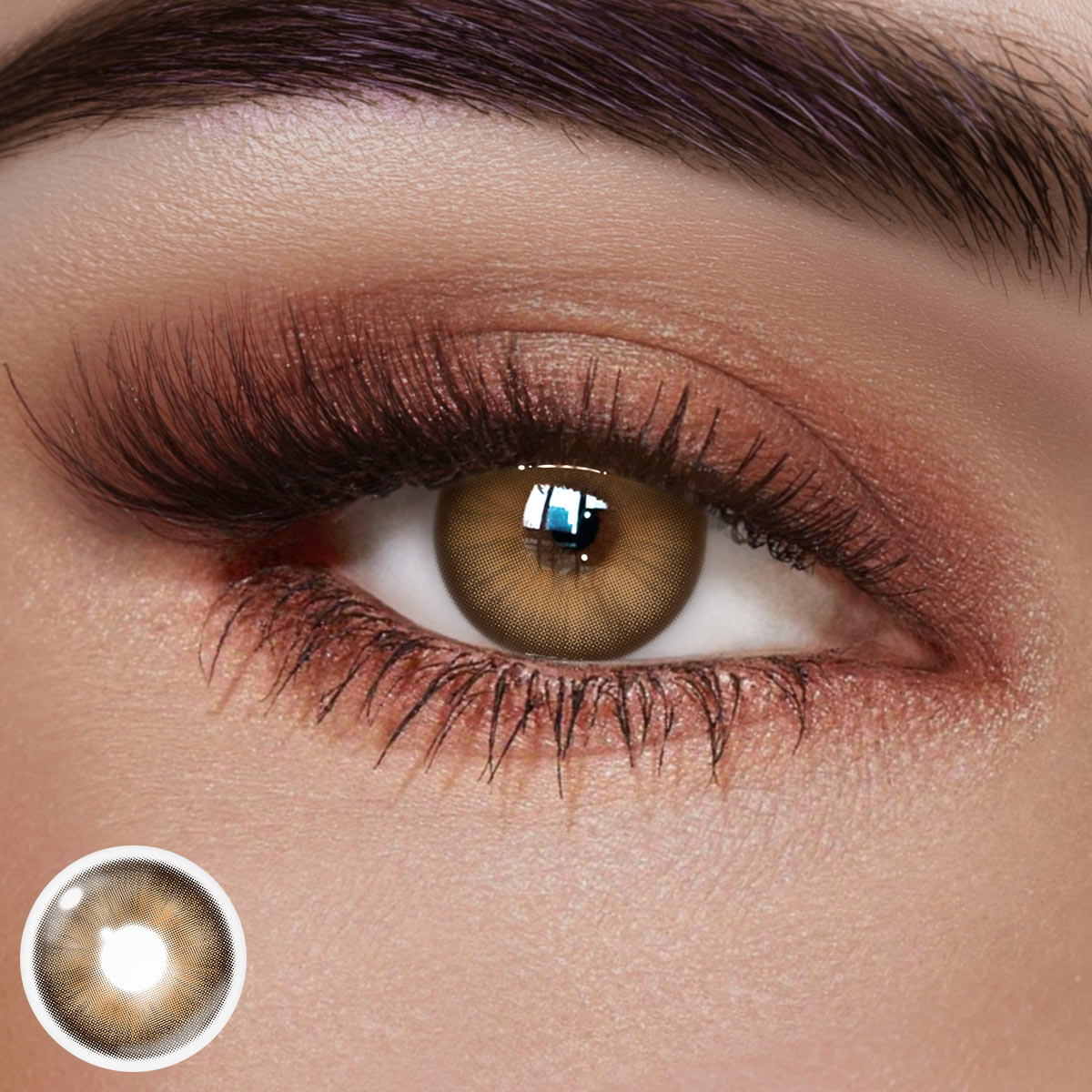 Audrey Brown Colored Contact Lenses