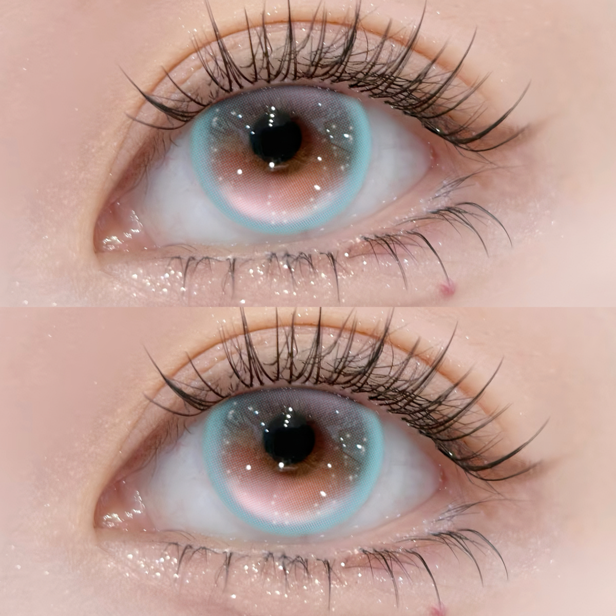 Aurra Blue-Pink Colored Contact Lenses