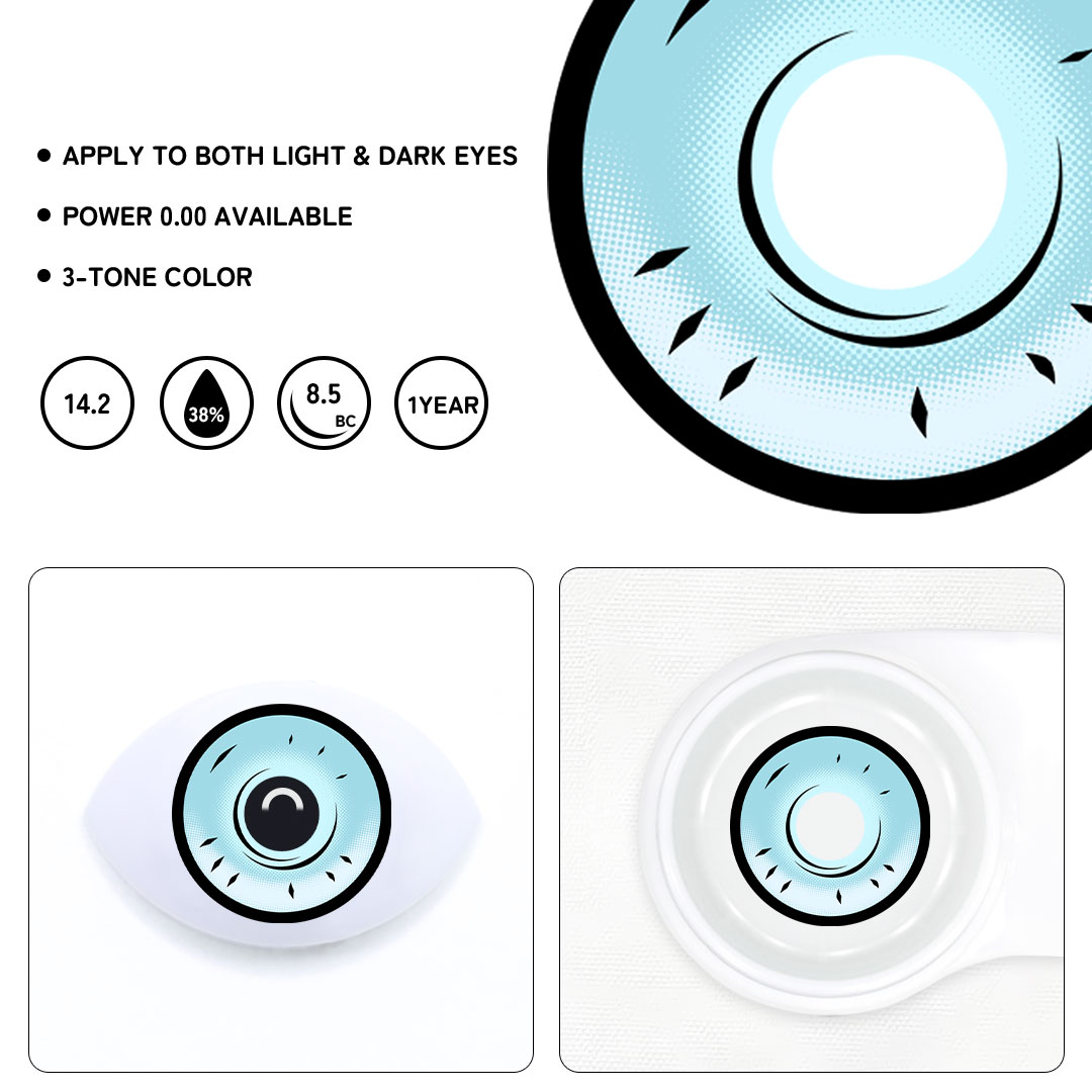 Gojo Blue Colored Contact Lenses
