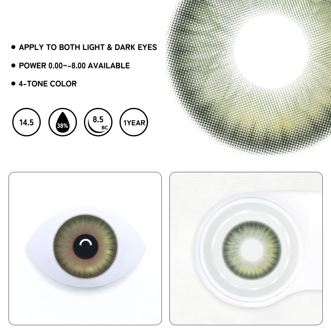 Vitria Green Colored Contact Lenses