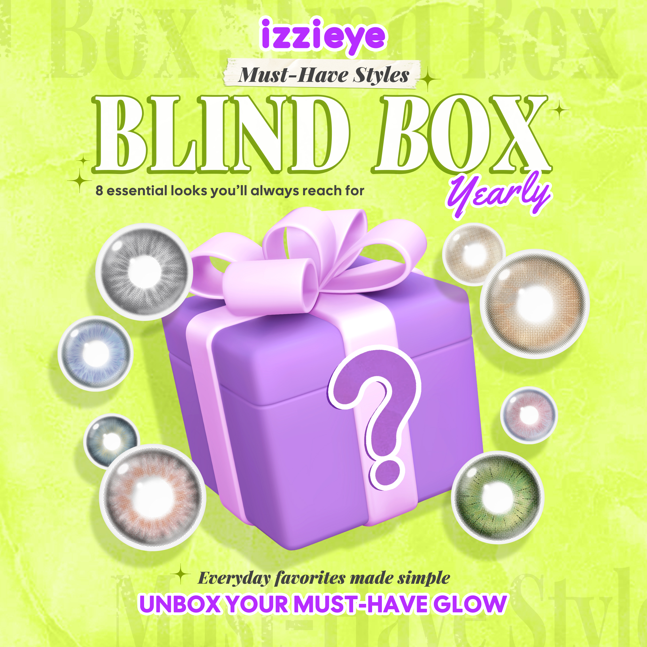 Must-Have Styles Blind Box – Yearly | 8 Pairs