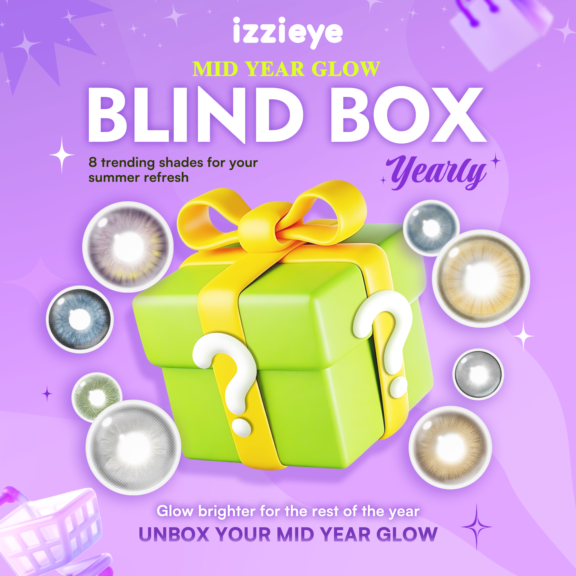 Mid-Year Glow Blind Box – Yearly | 8 Pairs