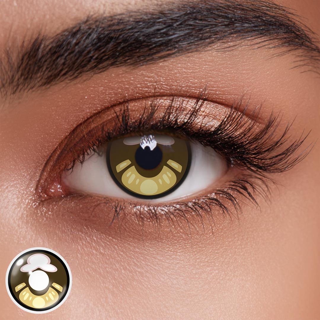 Heritage Brown Colored Contact Lenses