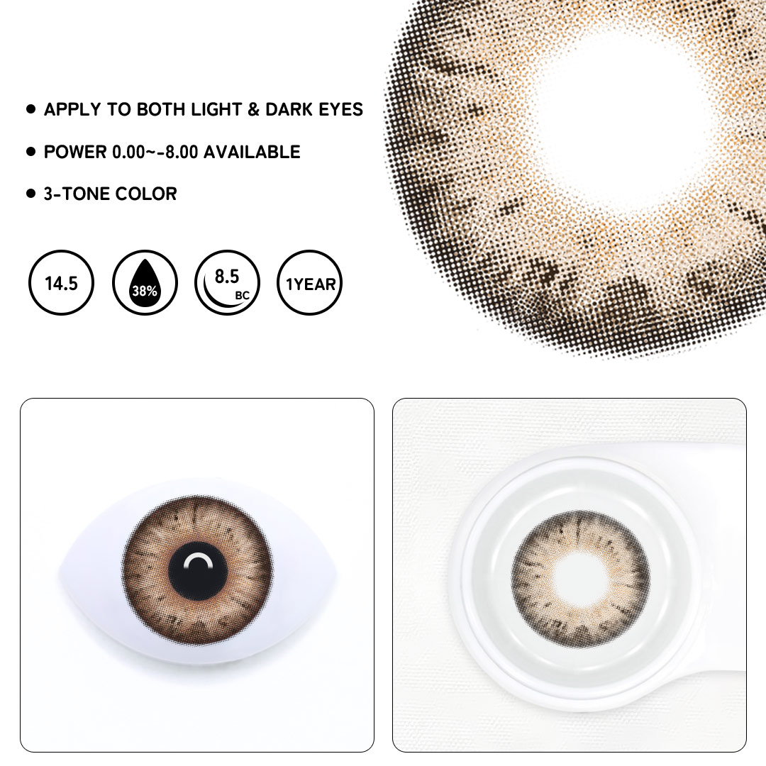 Iffy Brown Colored Contact Lenses