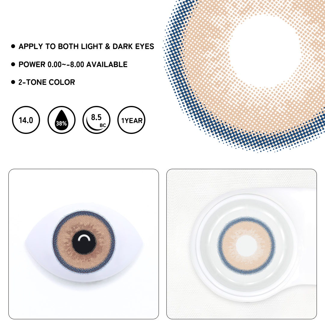Neala Brown Colored Contact Lenses