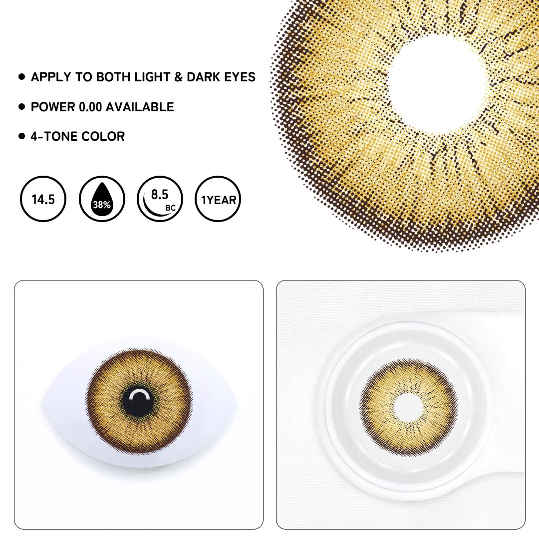 Magic Pop Brown Colored Contact Lenses