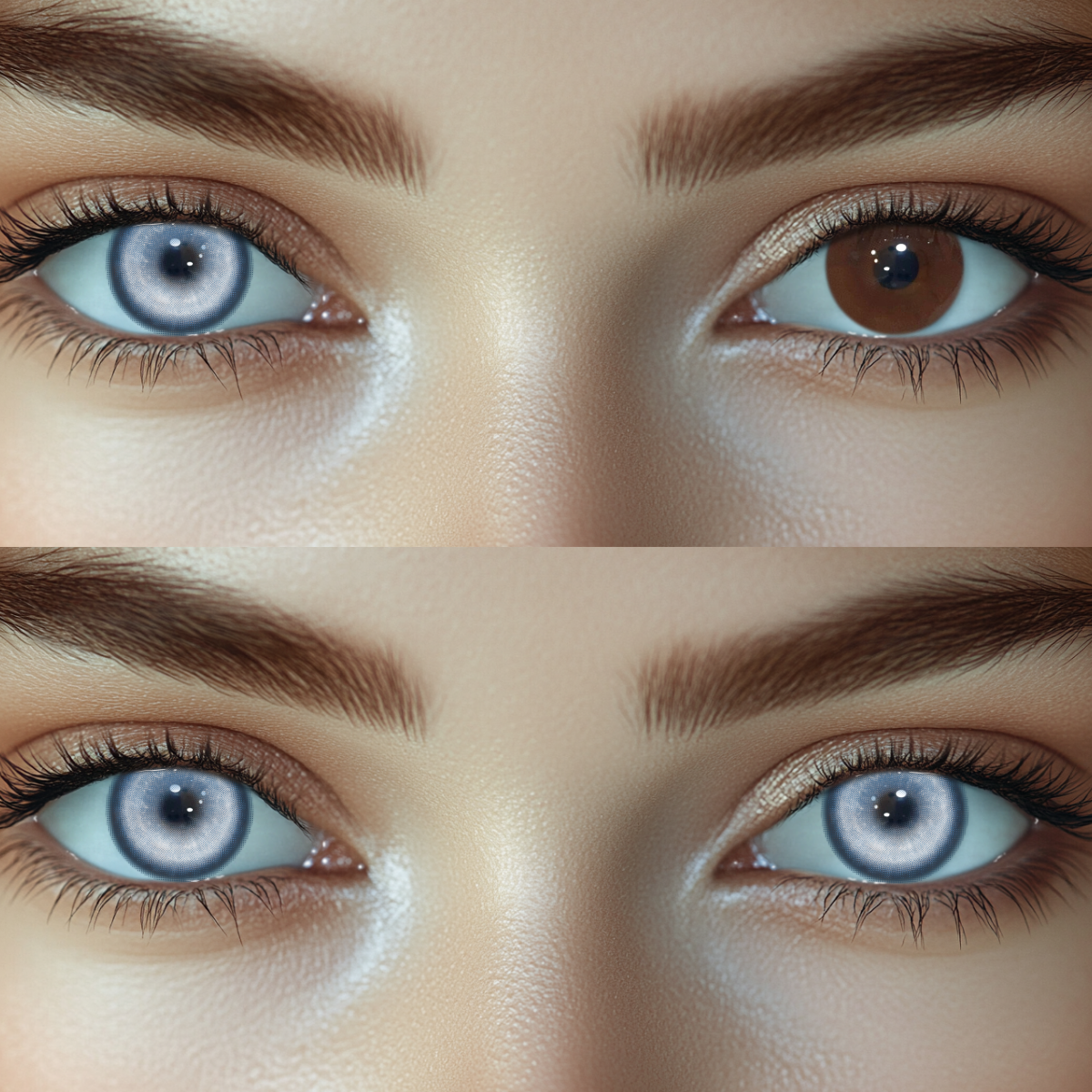 Cosplay KOI Blue Colored Contact Lenses - 1 Day