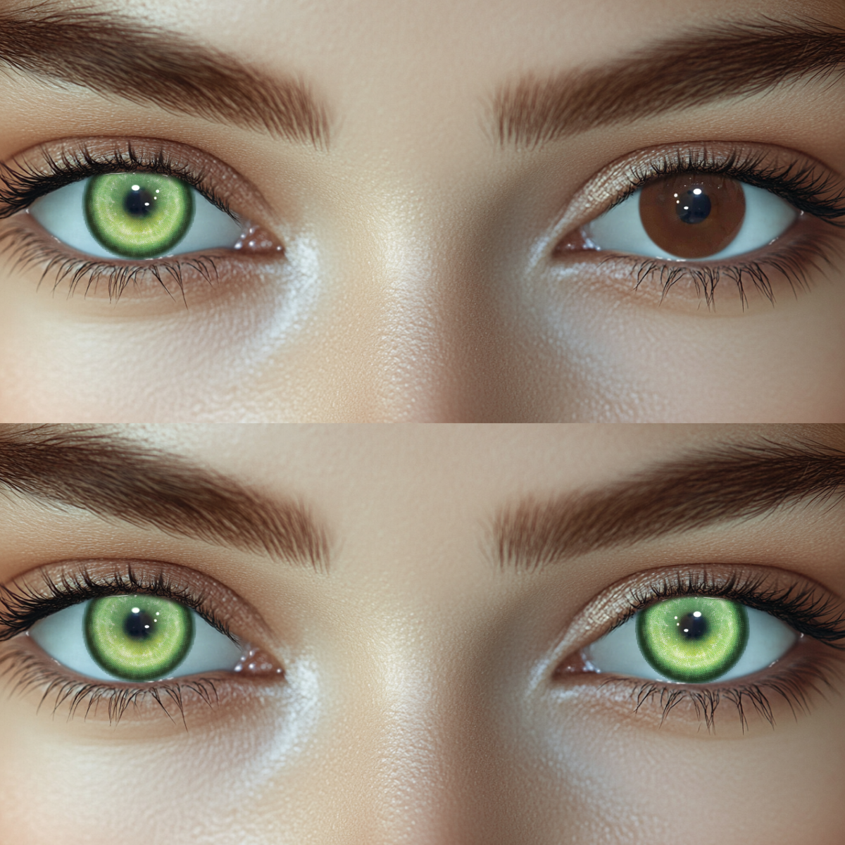 Cosplay KOI Green Colored Contact Lenses