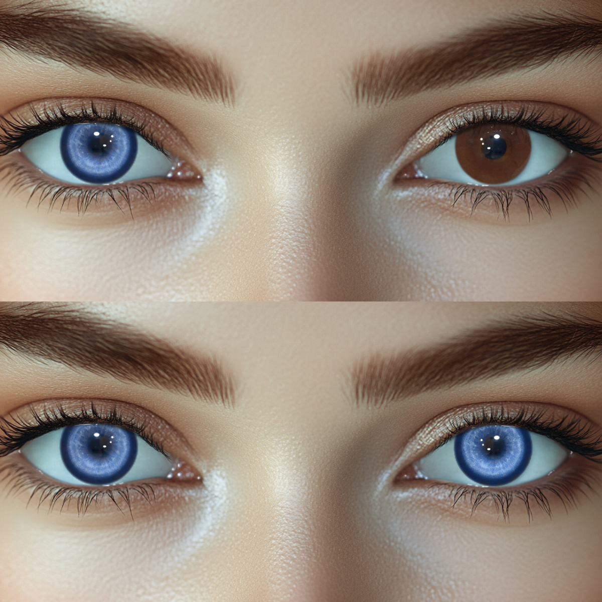 Cosplay KOI Dark Blue Colored Contact Lenses