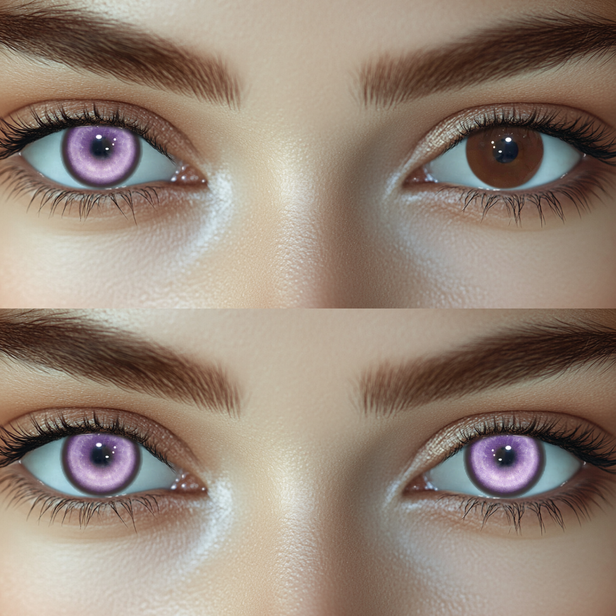 Cosplay KOI Purple Colored Contact Lenses