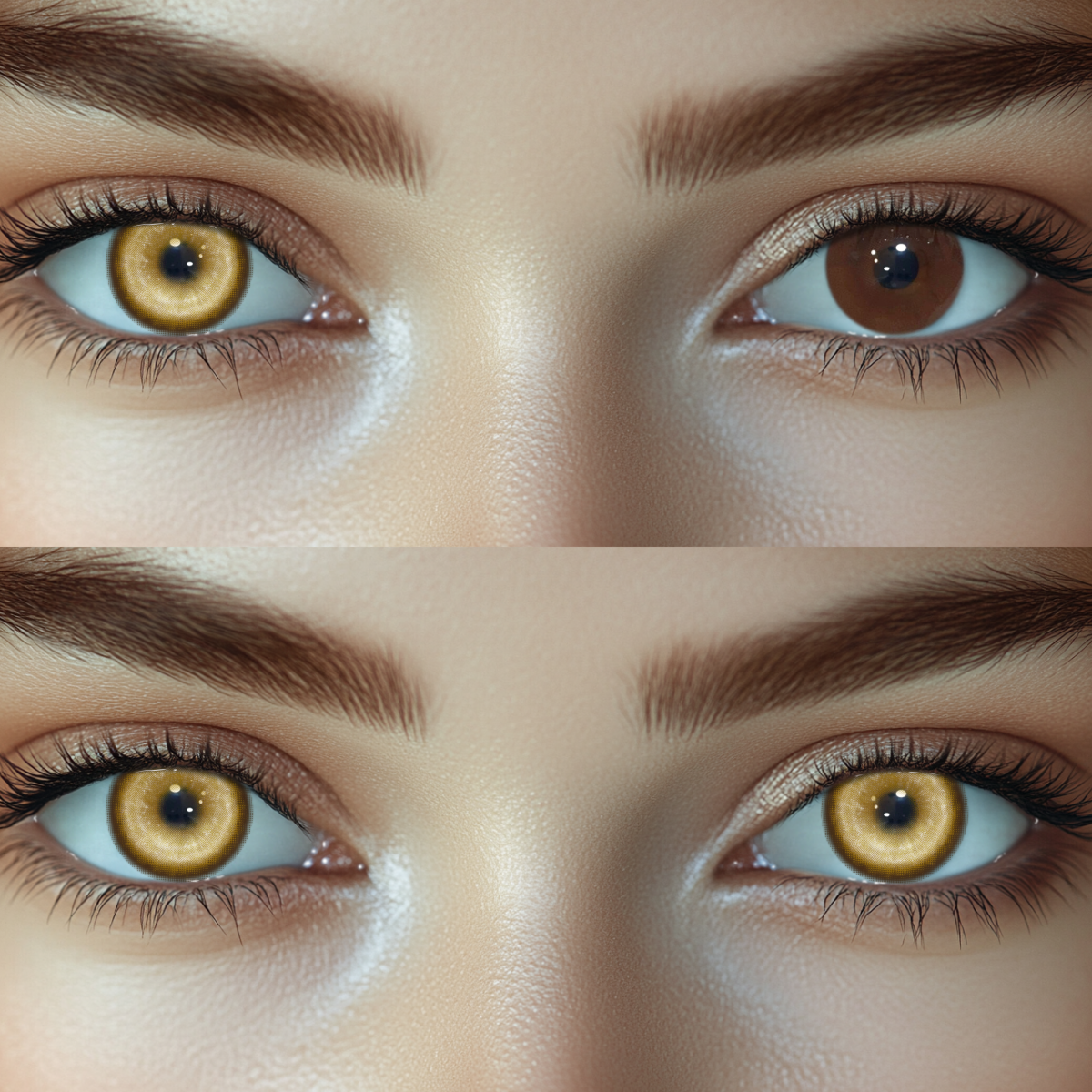 Cosplay KOI Brown Colored Contact Lenses