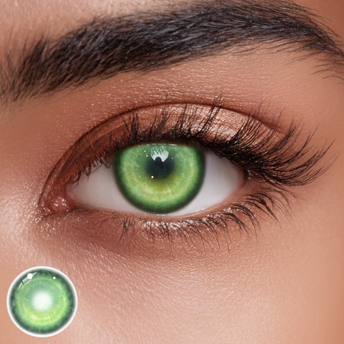 Cosplay KOI Green Colored Contact Lenses