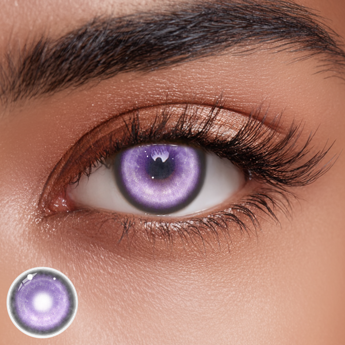 Cosplay KOI Purple Colored Contact Lenses