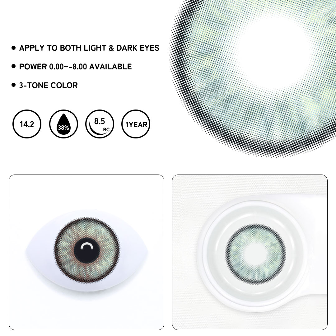 Arden Green Colored Contact Lenses
