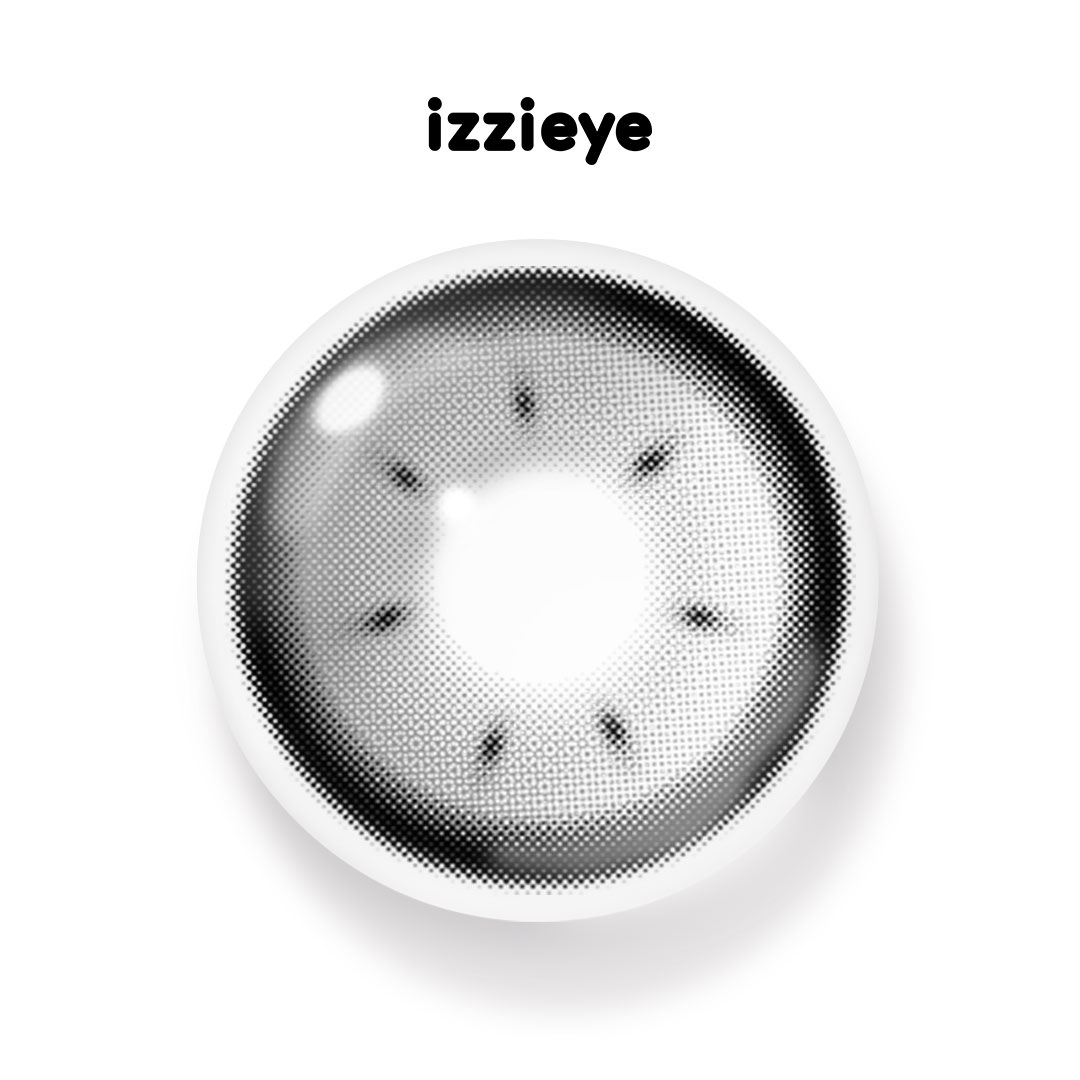 Auburn Gleam Gray Colored Contact Lenses