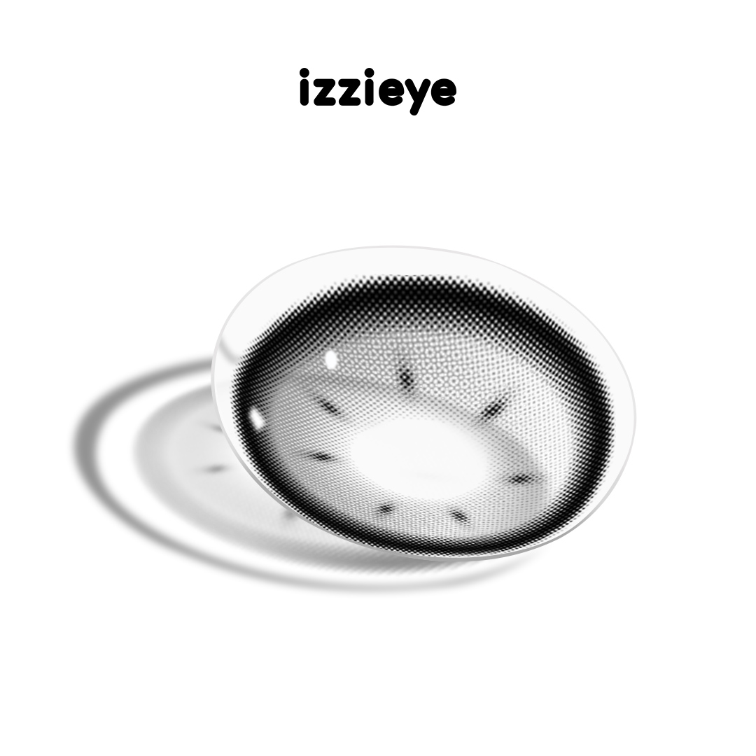 Auburn Gleam Gray Colored Contact Lenses