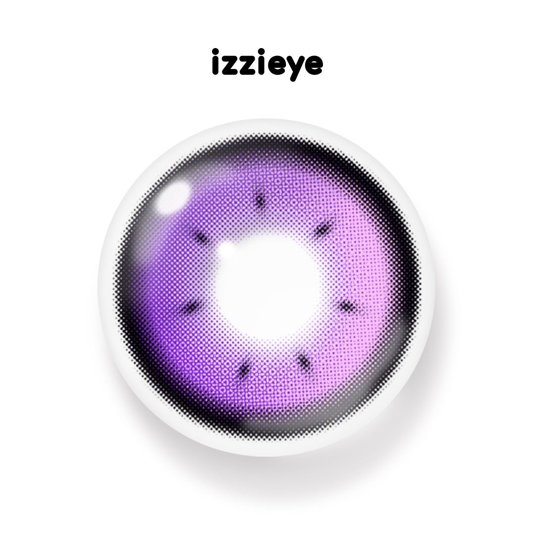 Auburn Gleam Purple Colored Contact Lenses