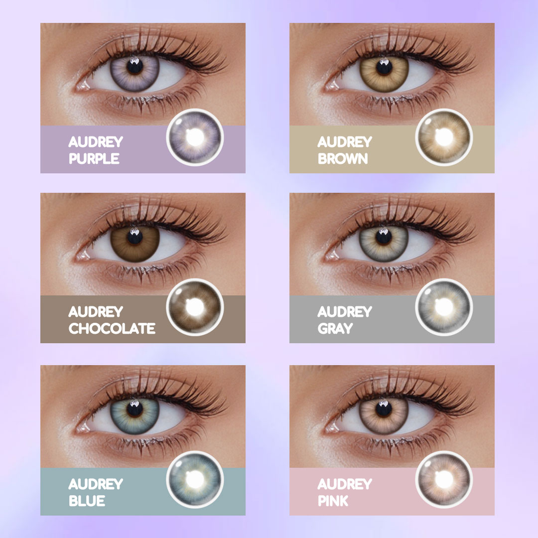 Audrey Gray Colored Contact Lenses