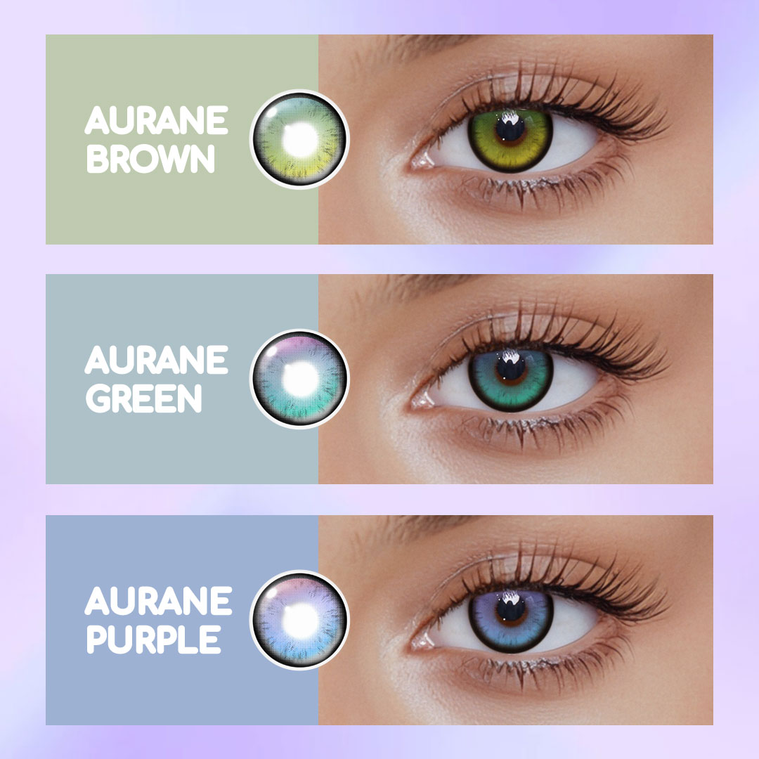 Aurane Purple Colored Contact Lenses