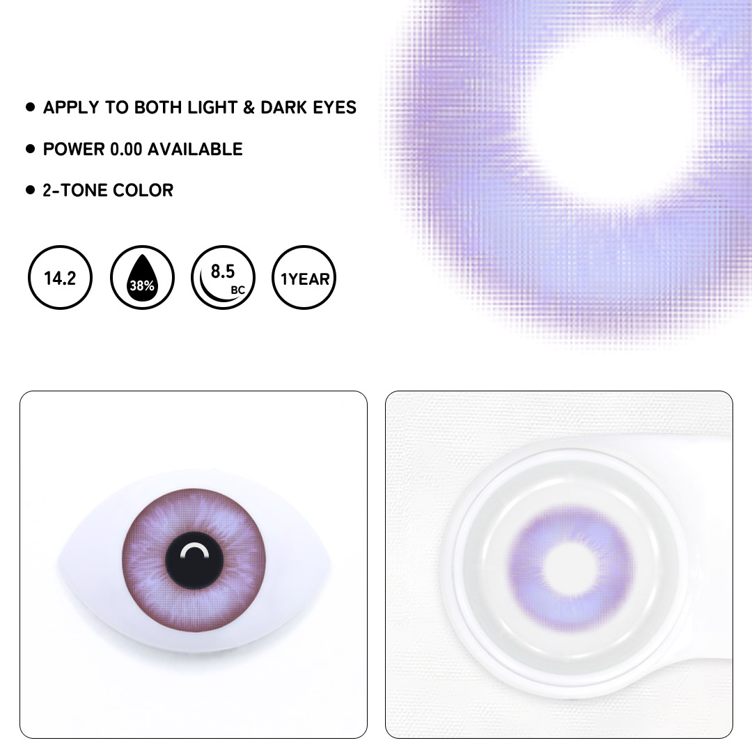 Avenix Purple Colored Contact Lenses