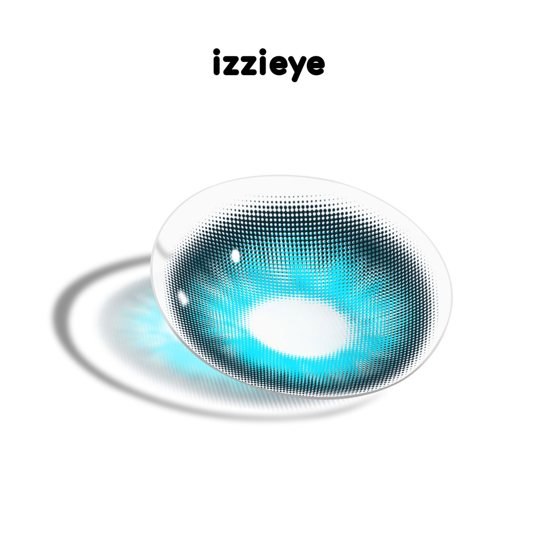 Cosplay Azure Knight Blue Colored Contact Lenses