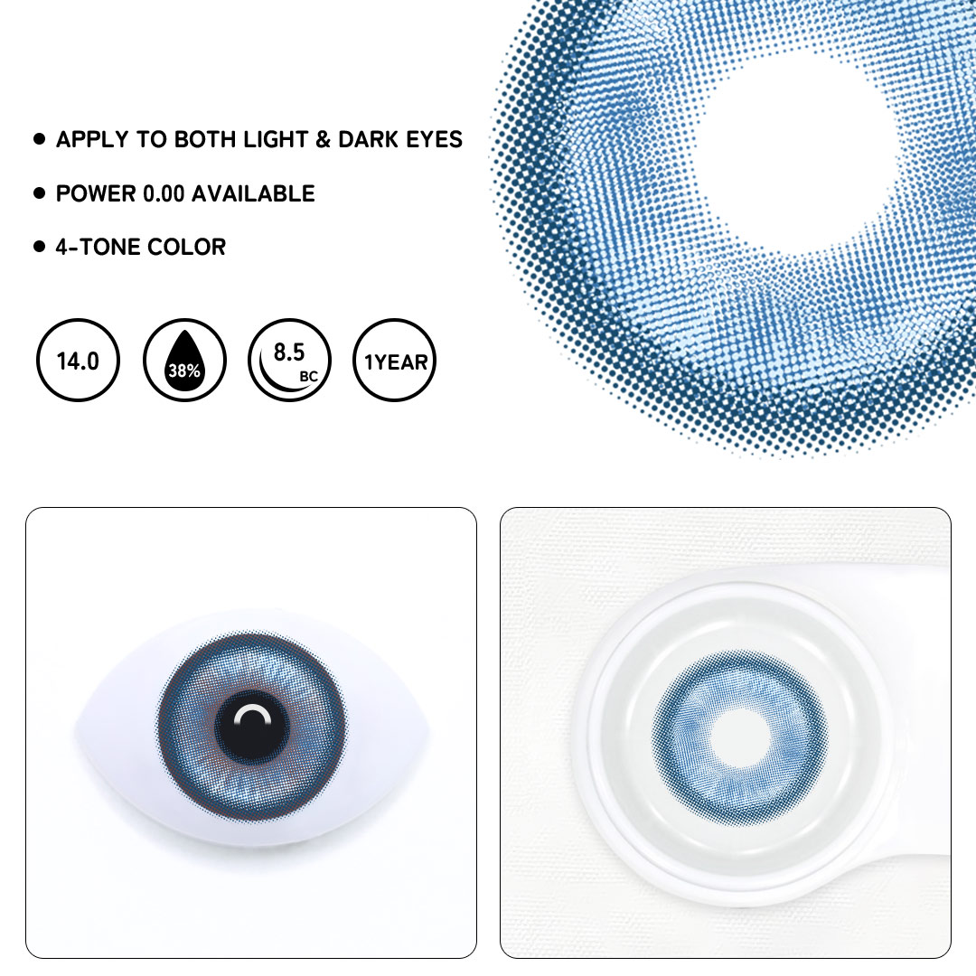 Barbie Blue Colored Contact Lenses