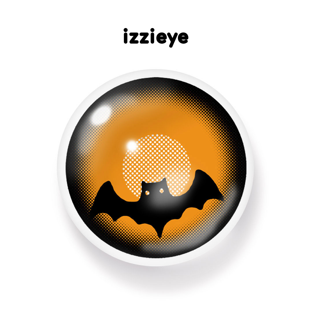 Cosplay Batshine Orange Colored Contact Lenses