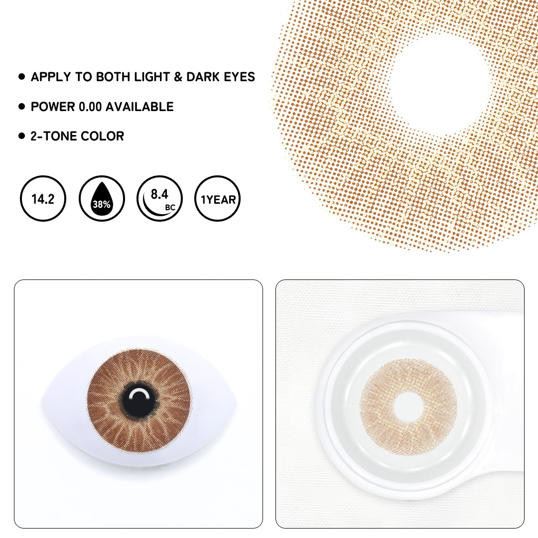 Bellini Brown Colored Contact Lenses