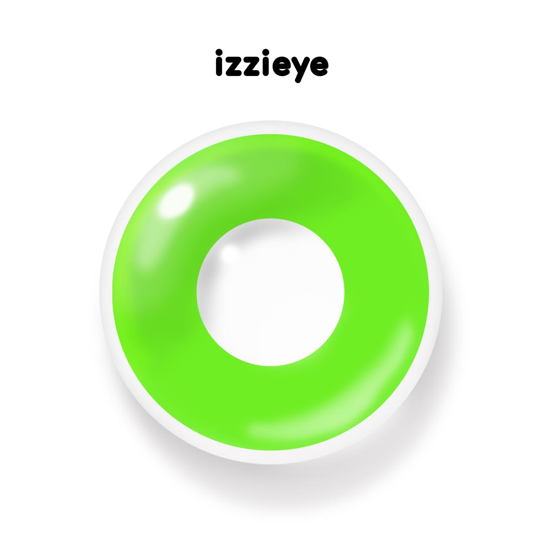 Blank Green Colored Contact Lenses