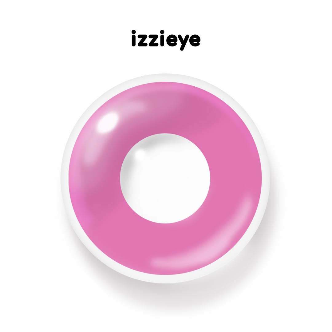 Blank Rose Red Colored Contact Lenses