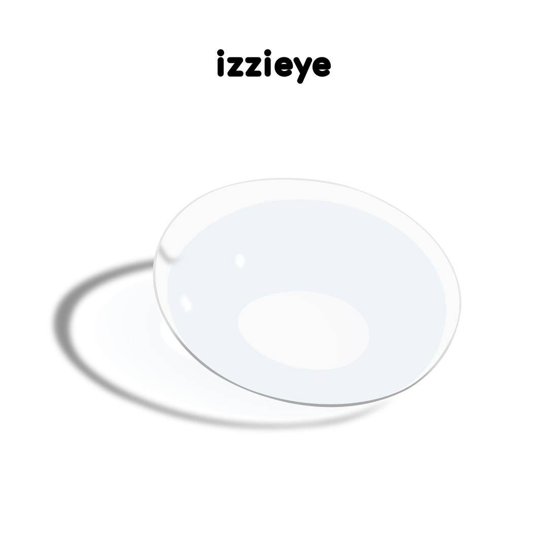 Blank White Colored Contact Lenses