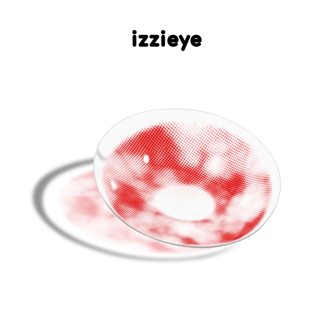 Blood Cell White Colored Contact Lenses